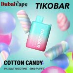 Disposable Tikobar 6000 Puffs Vape COTTON CANDY