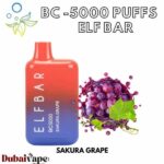 Elf Bar 5000 Puff Disposable Bc5000 SAKURA GRAPE